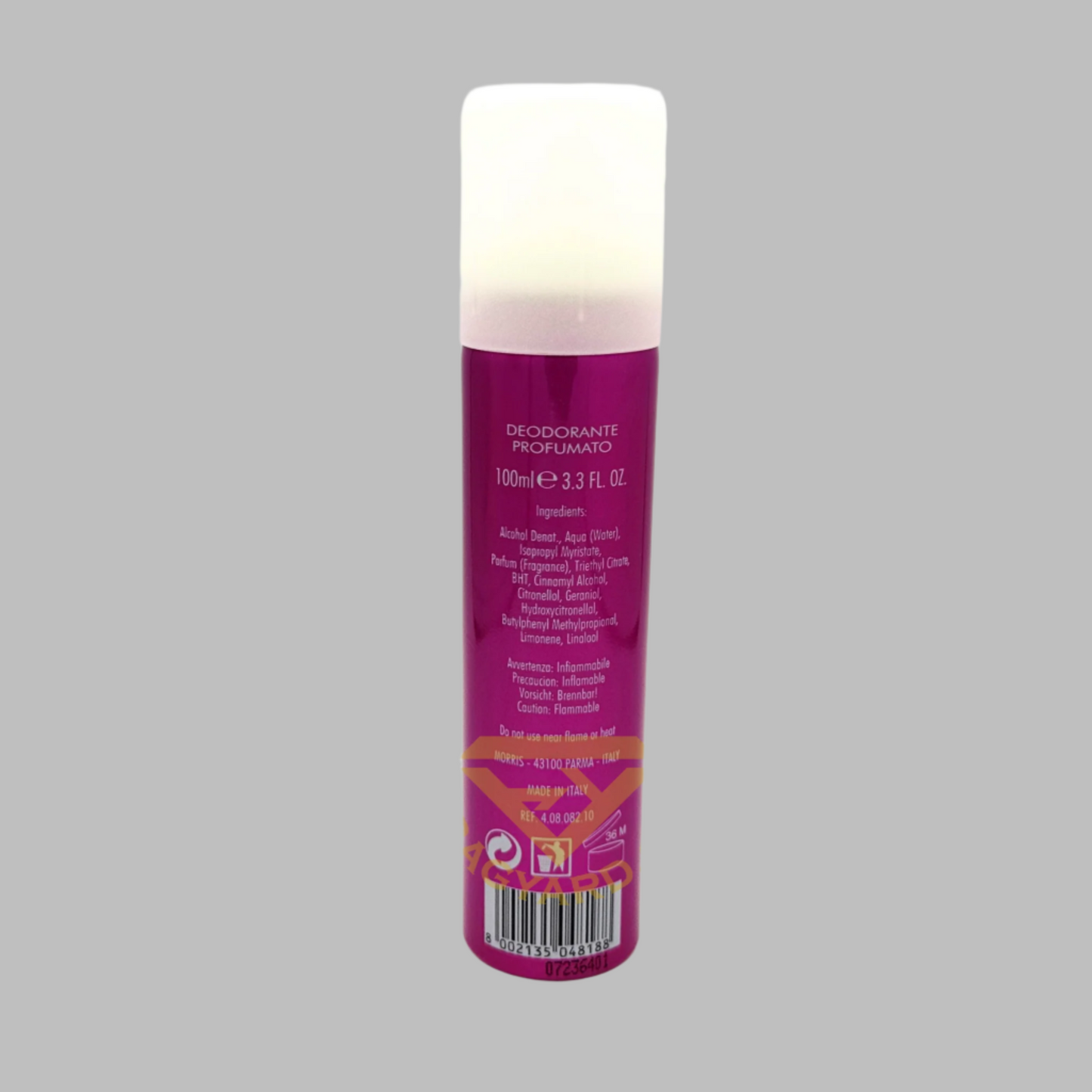 SERGIO TACCHINI STILE DONNA PERFUMED NATURAL DEODORANT 100ML 3.3 FL OZ