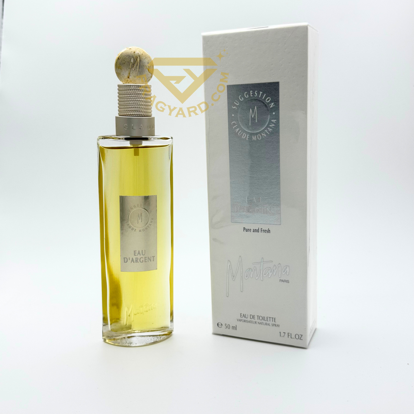 Montana Suggestion Eau D'Argent 100ml ,3.4 oz EDT for women spray new original vintage