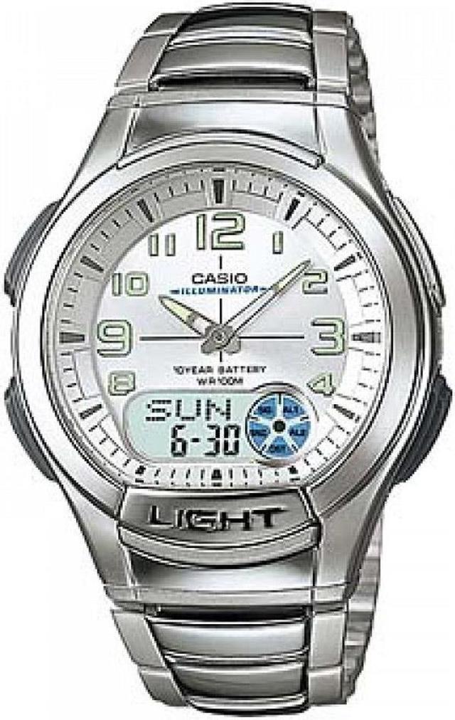 Casio Watch Wrist Men's Watch Stainless Steel Analog AQ-180WD-7BVDF