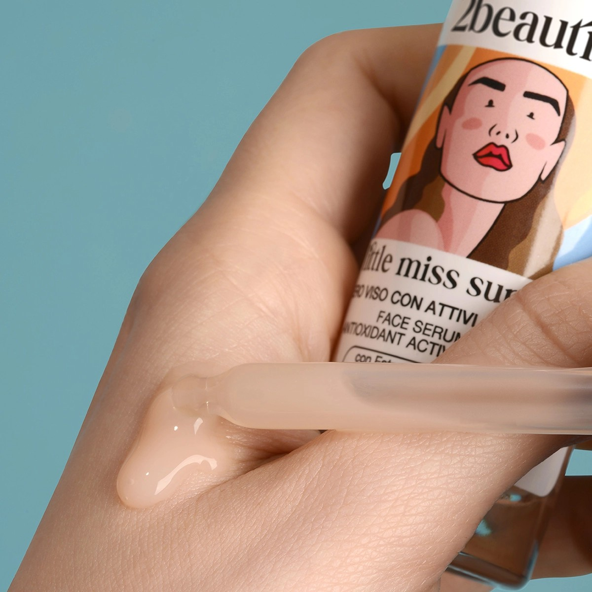 2beautiful LITTLE MISS SUNSHINE FACE SERUM WITH ANTIOXIDANT ACTIVE INGREDIENTS WITH ORGANIC STRAWBERRY EXTRACT 30ML