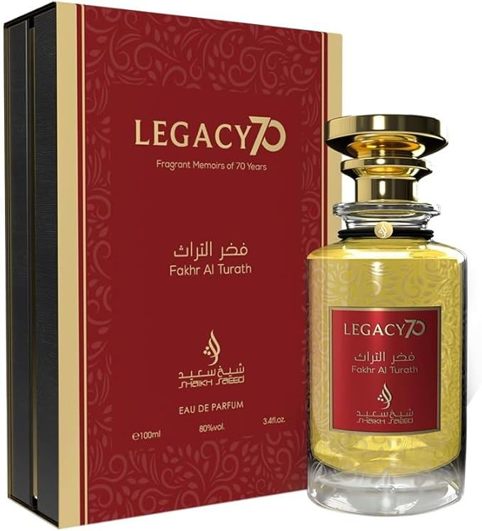 SHAIKH SAEED LEGACY 70 Fakhr Al Turath Unisex Arabic Perfume 100ml spray
