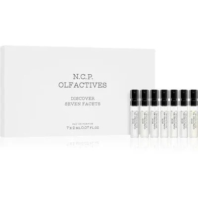 N.C.P. Olfactives Eau de Parfum, Seven Facets Discovery Kit, Unisex, 7 x 2 ml total 14ml