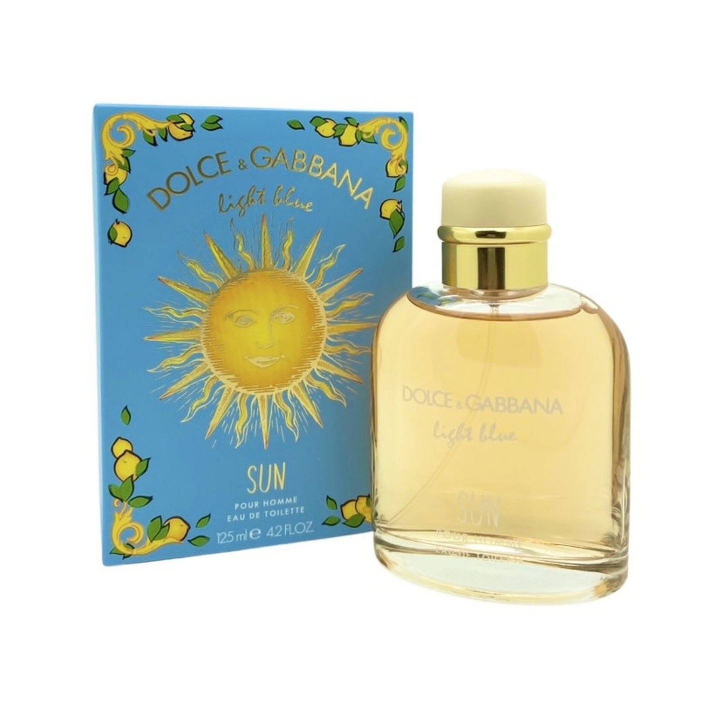 LIGHT BLUE SUN for Men by DOLCE & GABBANA Eau de Toilette 125ML natural spray