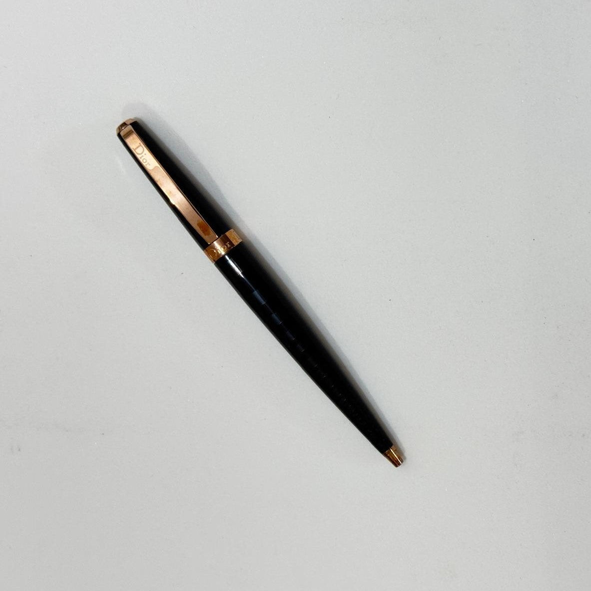 Christian Dior Zebra Black Ballpoint Pen - S604-306ZEB with blue cartage