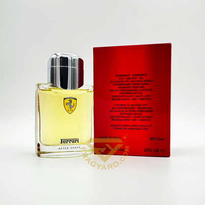 Ferrari Red after shave 75ml 2.5FLOZ ORIGINAL