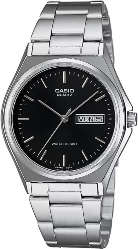 Casio Watch Men's Quartz Watch Analog Display and Stainless Steel Strap MTP-1240D-1ADF 4971850826668