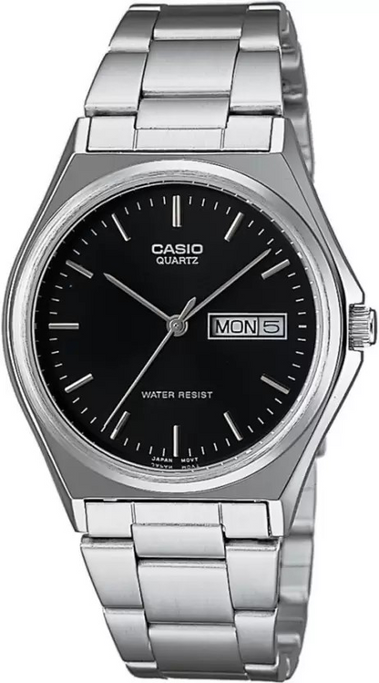 Casio Watch Men's Quartz Watch Analog Display and Stainless Steel Strap MTP-1240D-1ADF 4971850826668