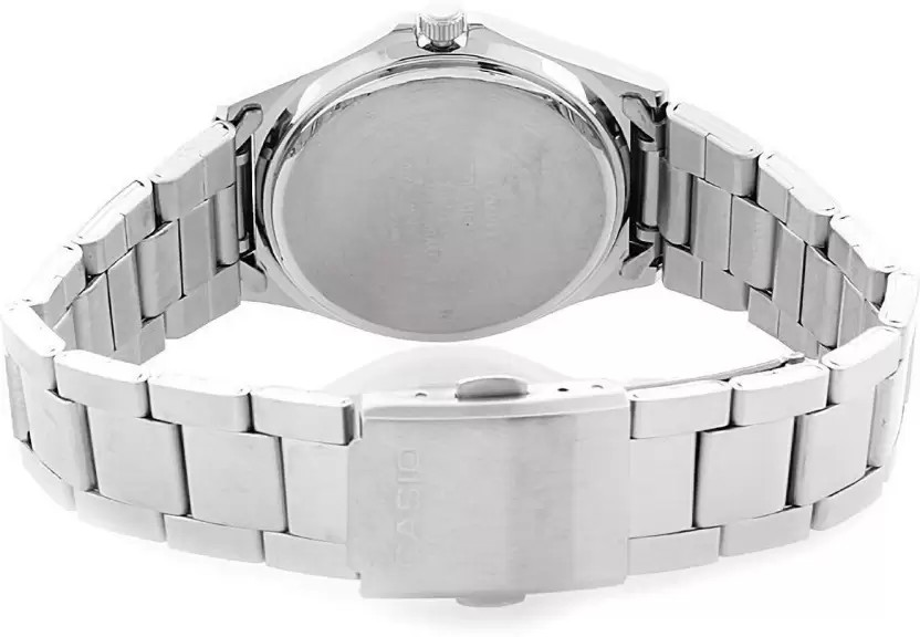 Casio Watch Men's Quartz Watch Analog Display and Stainless Steel Strap MTP-1240D-1ADF 4971850826668