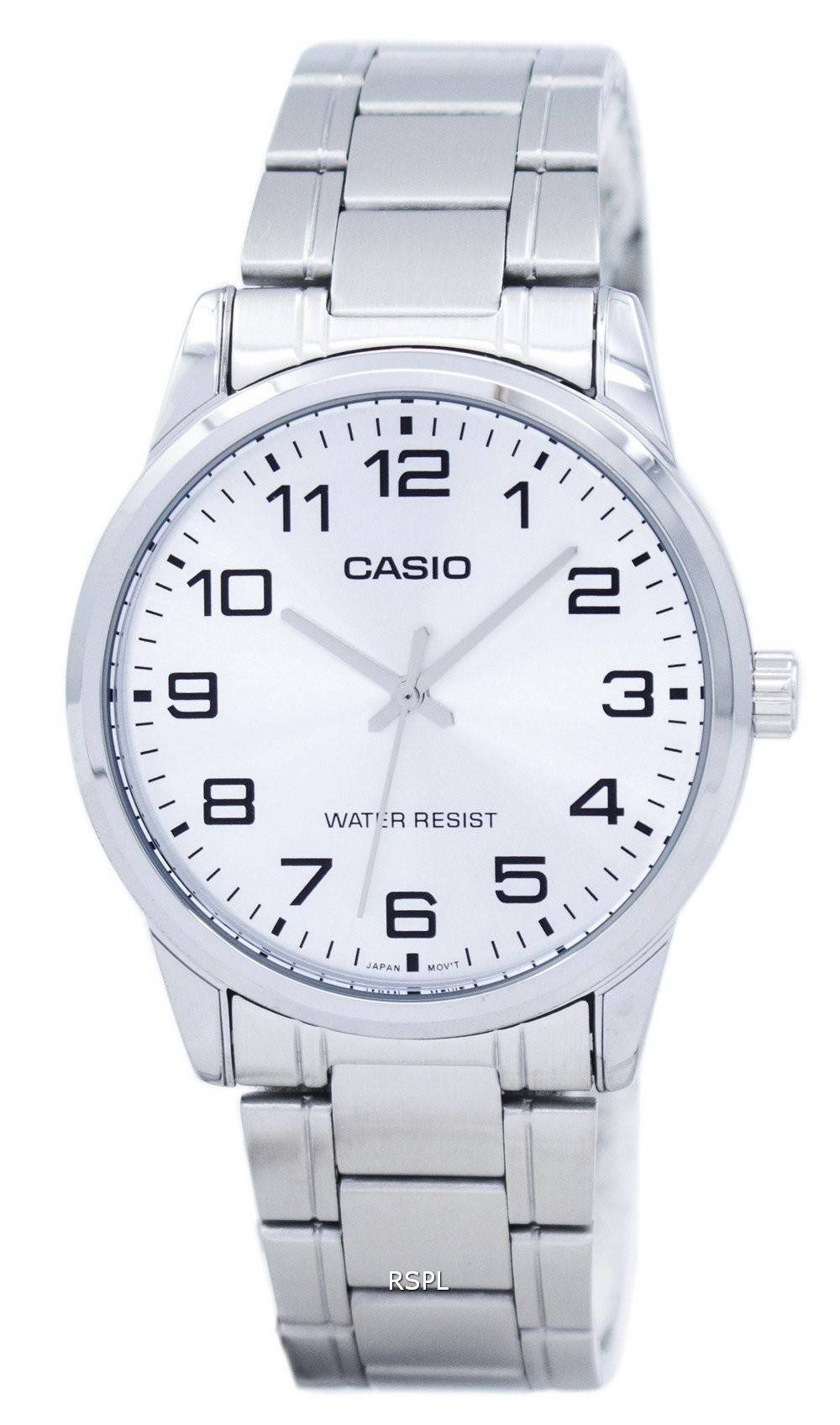 Casio Watch Men's Standard Stainless Steel Easy Reader Silver Dial Watch MTP-V001D-7BUDF 4971850082583