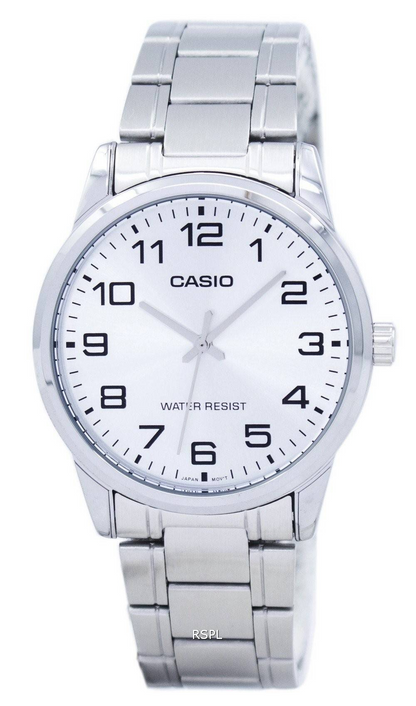 Casio Watch Men's Standard Stainless Steel Easy Reader Silver Dial Watch MTP-V001D-7BUDF 4971850082583