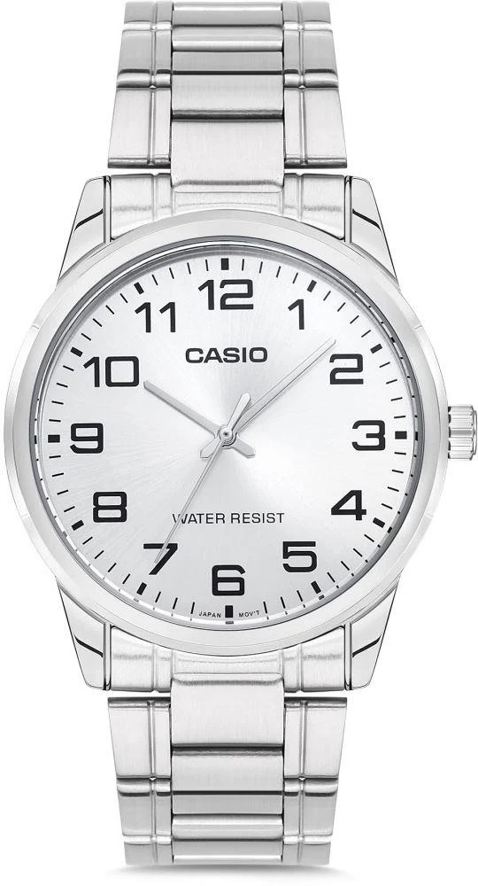 Casio Watch Men's Standard Stainless Steel Easy Reader Silver Dial Watch MTP-V001D-7BUDF 4971850082583