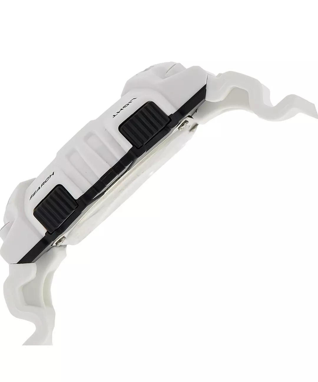 Casio Watch Mens Tough Solar Digital Sports Watch 5 Alarms Glossy White AQ-S810WC-7AVDF