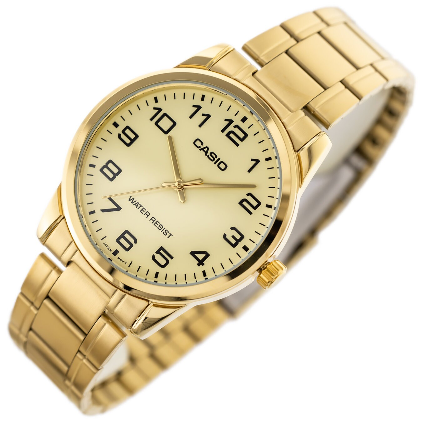 Casio Watch Men's Standard Analog Gold dial Watch MTP-V001G-9BUDF 4971850082590