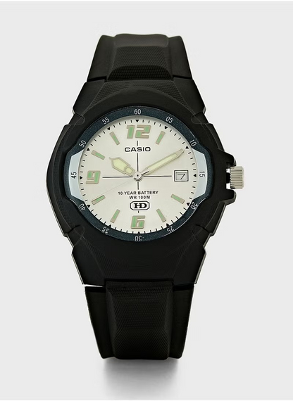 Casio Watch Men's Watch MW600F-7AVDF 10 year Battery 100M Black Resin Analog Quartz 4971850474852
