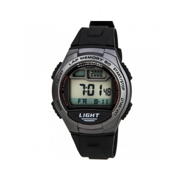 Casio Watch Digital Watch W-734-1A Wristwatch Men's Black World Time Sport 4971850944423