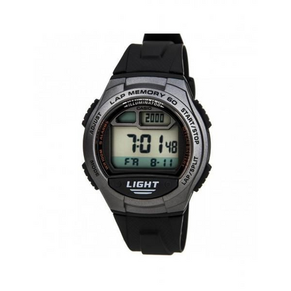 Casio Watch Digital Watch W-734-1A Wristwatch Men's Black World Time Sport 4971850944423