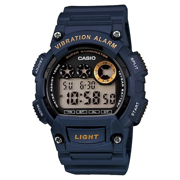Casio Watch W-735H-2AVDF Blue Digital Sport Watch UNISEX 4971850906599
