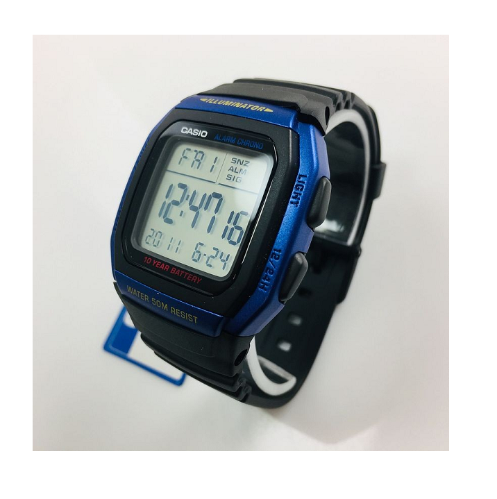 Casio Watch W-96H-2AVDF Men's Watch Digital Blue Multifunction Sport 4971850802426