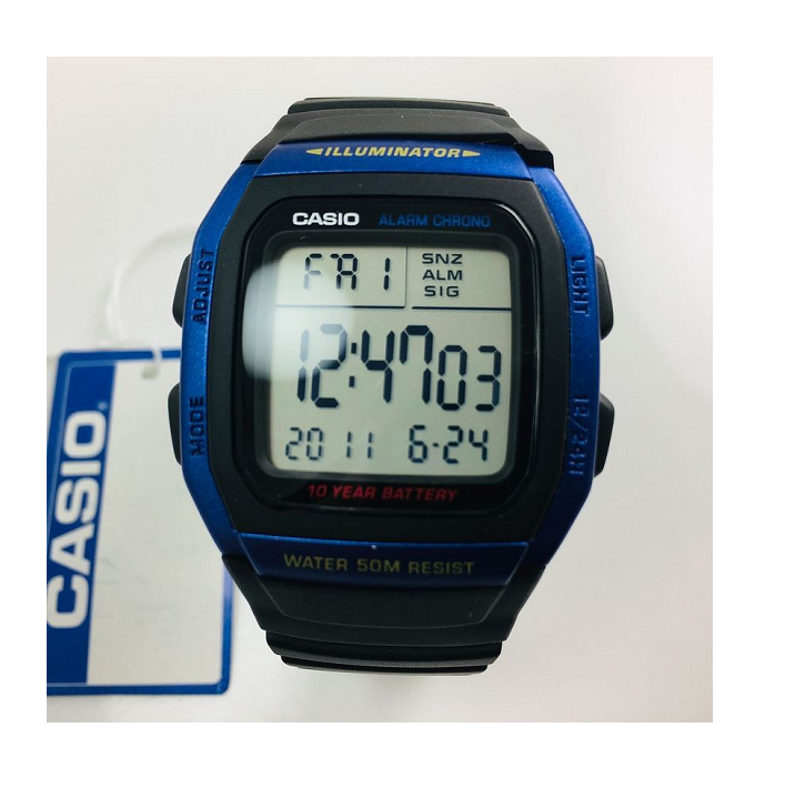 Casio Watch W-96H-2AVDF Men's Watch Digital Blue Multifunction Sport 4971850802426