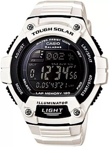 Casio Watch Tough Solar Powered Lap Memory 120 Men's Sports Watch W-S220C-7BVDF 4971850920045