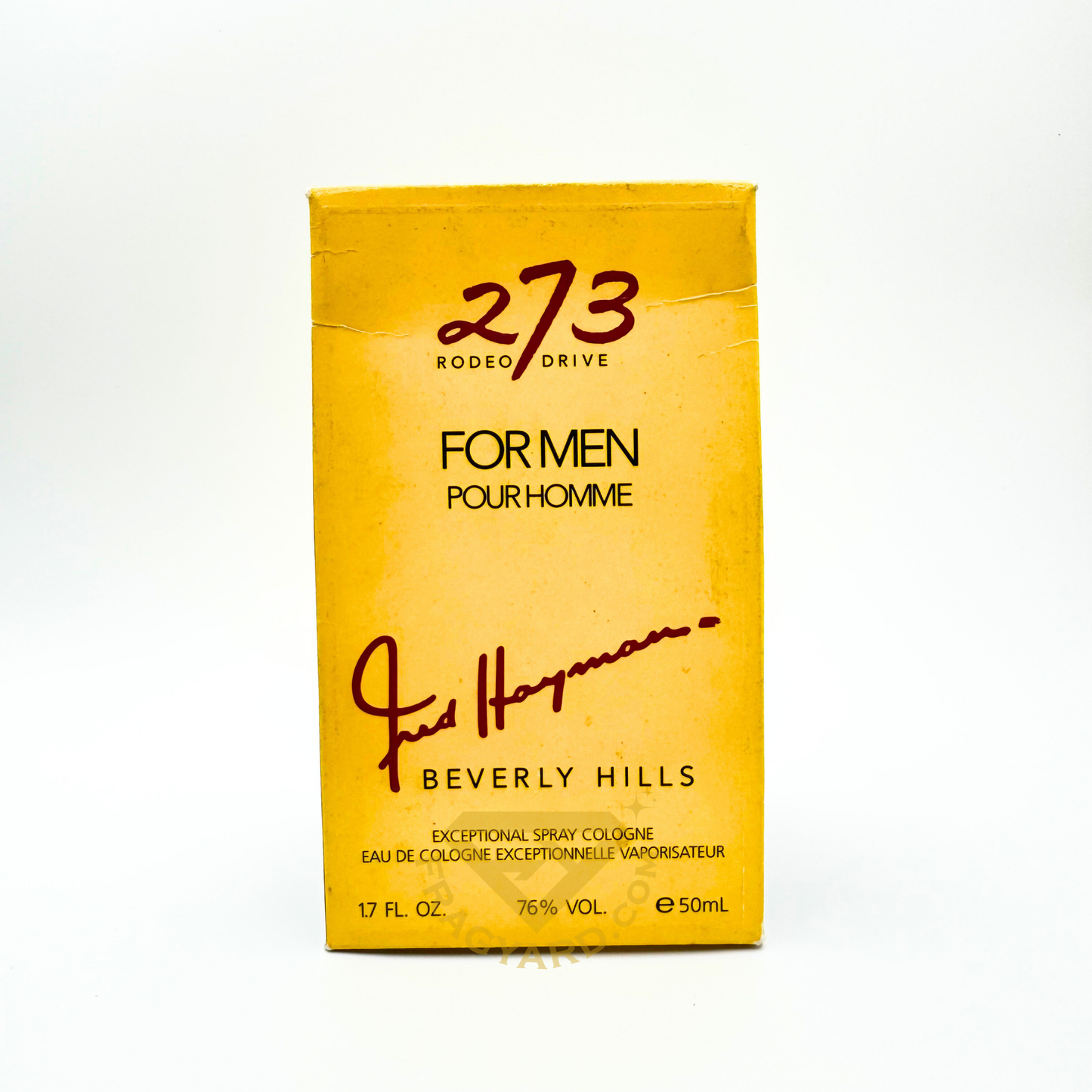 273 RODEO DRIVE POUR HOMME BY FRED HAYMAN'S BEVERLY HILLS EAU DE COLOGNE FOR MEN 75ML 2.5FLOZ RARE