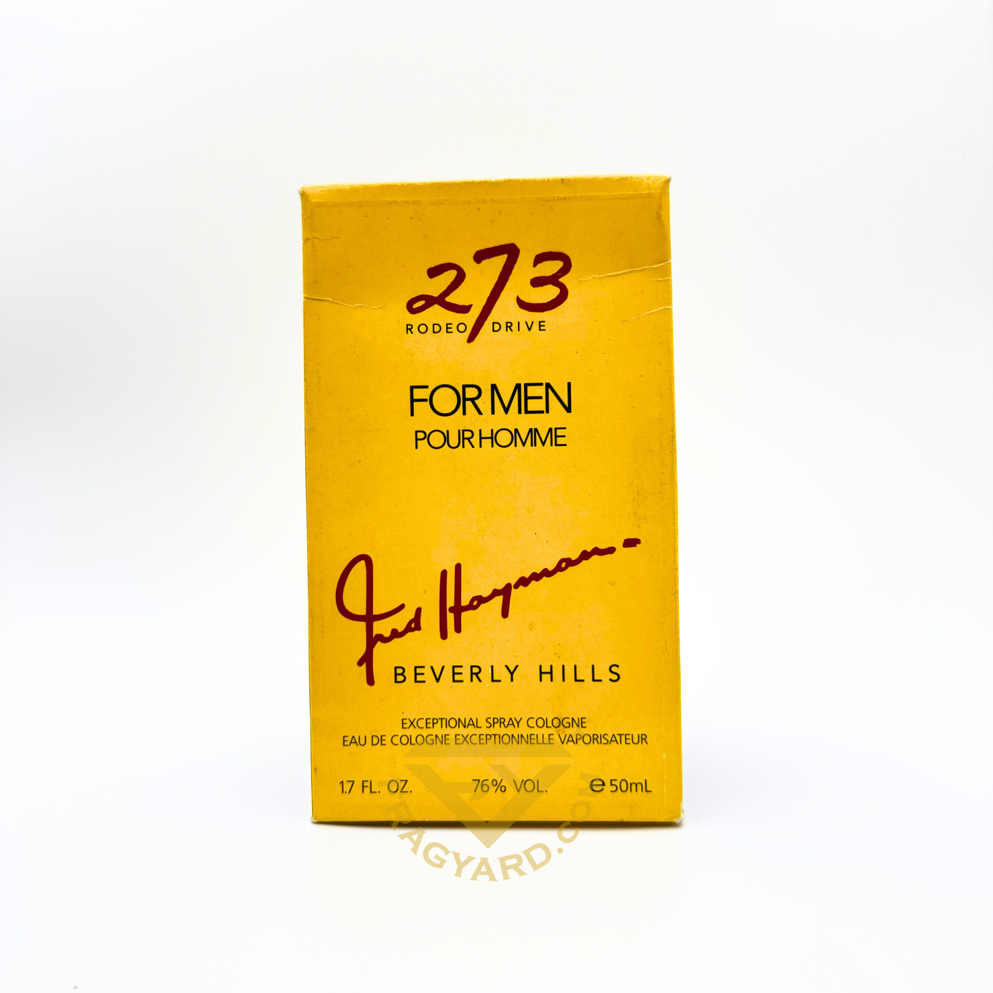 273 RODEO DRIVE POUR HOMME BY FRED HAYMAN'S BEVERLY HILLS EAU DE COLOGNE FOR MEN 75ML 2.5FLOZ RARE