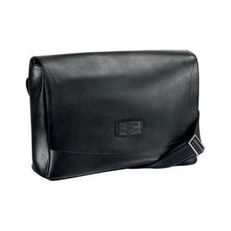 S.T. Dupont Line D Black Leather Shoulder Bag 181220 st dupont