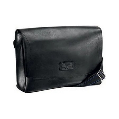 S.T. Dupont Line D Black Leather Shoulder Bag 181220 st dupont