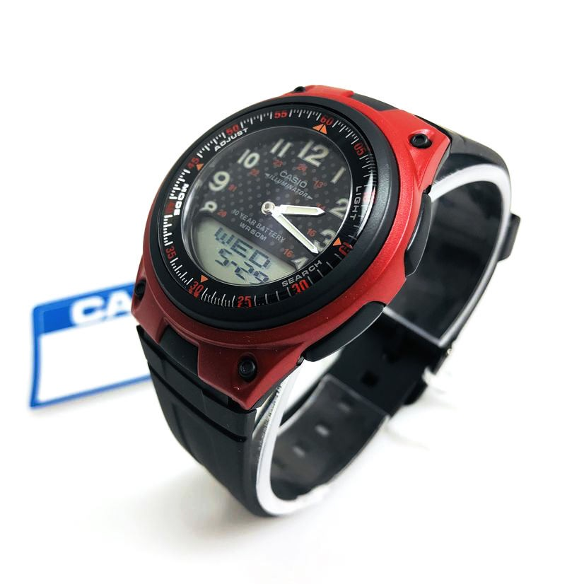 Casio Watch Men's Casio Black Classic Digital Analog Watch AW80-4BV AW-80-4BVDF