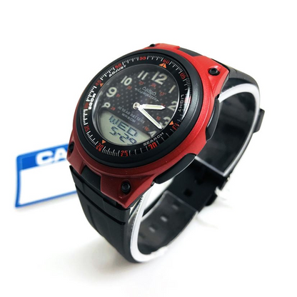 Casio Watch Men's Casio Black Classic Digital Analog Watch AW80-4BV AW-80-4BVDF