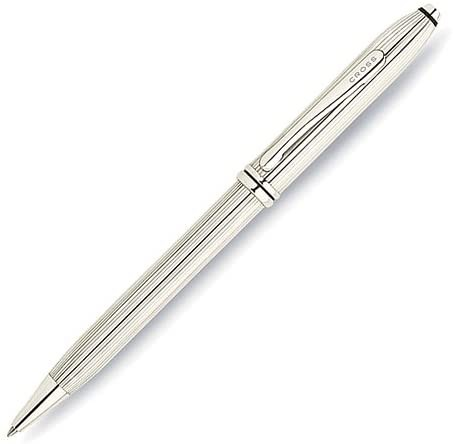 Cross H652 Townsend Sterling Silver plated Ballpoint Pen New with luxury box Original Guarantee