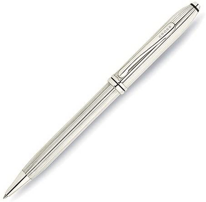 Cross H652 Townsend Sterling Silver plated Ballpoint Pen New with luxury box Original Guarantee