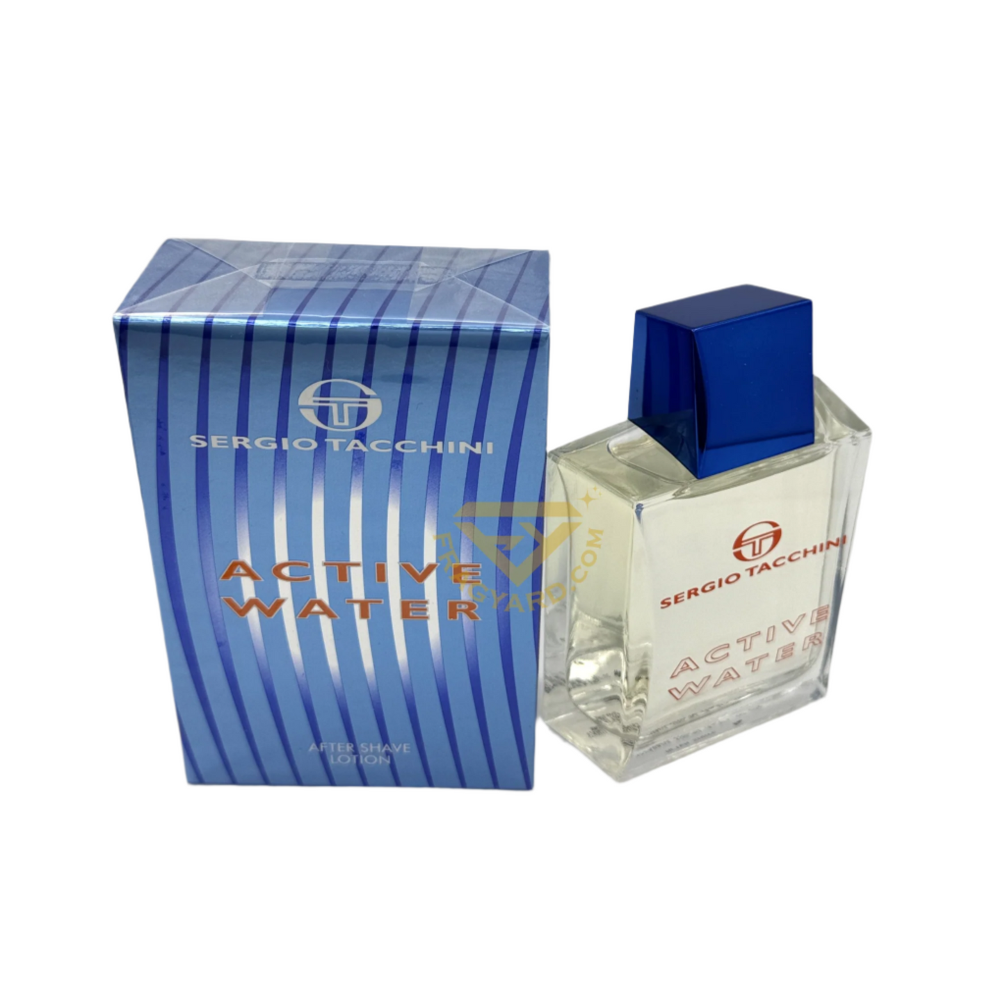 SERGIO TACCHINI ACTIVE WATER AFTER SHAVE LOTION 100ML 3.4 FL OZ