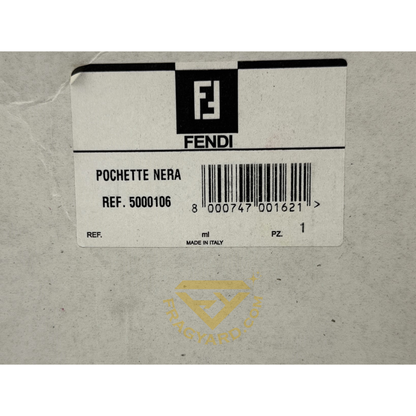 FENDI BY FENDI GIFT SET EAU DE TOILETTE 25ML X 2 PCS ORIGINAL + ORIGINAL FENDI LADIES POCHETTE BLACK