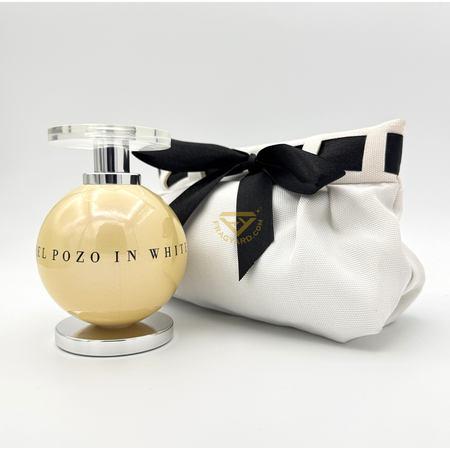 J DEL POZO IN WHITE  Eau De Toilette 100ML Spray + LADIES POUCH ORIGINAL