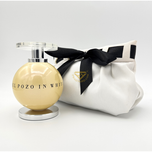 J DEL POZO IN WHITE  Eau De Toilette 100ML Spray + LADIES POUCH ORIGINAL