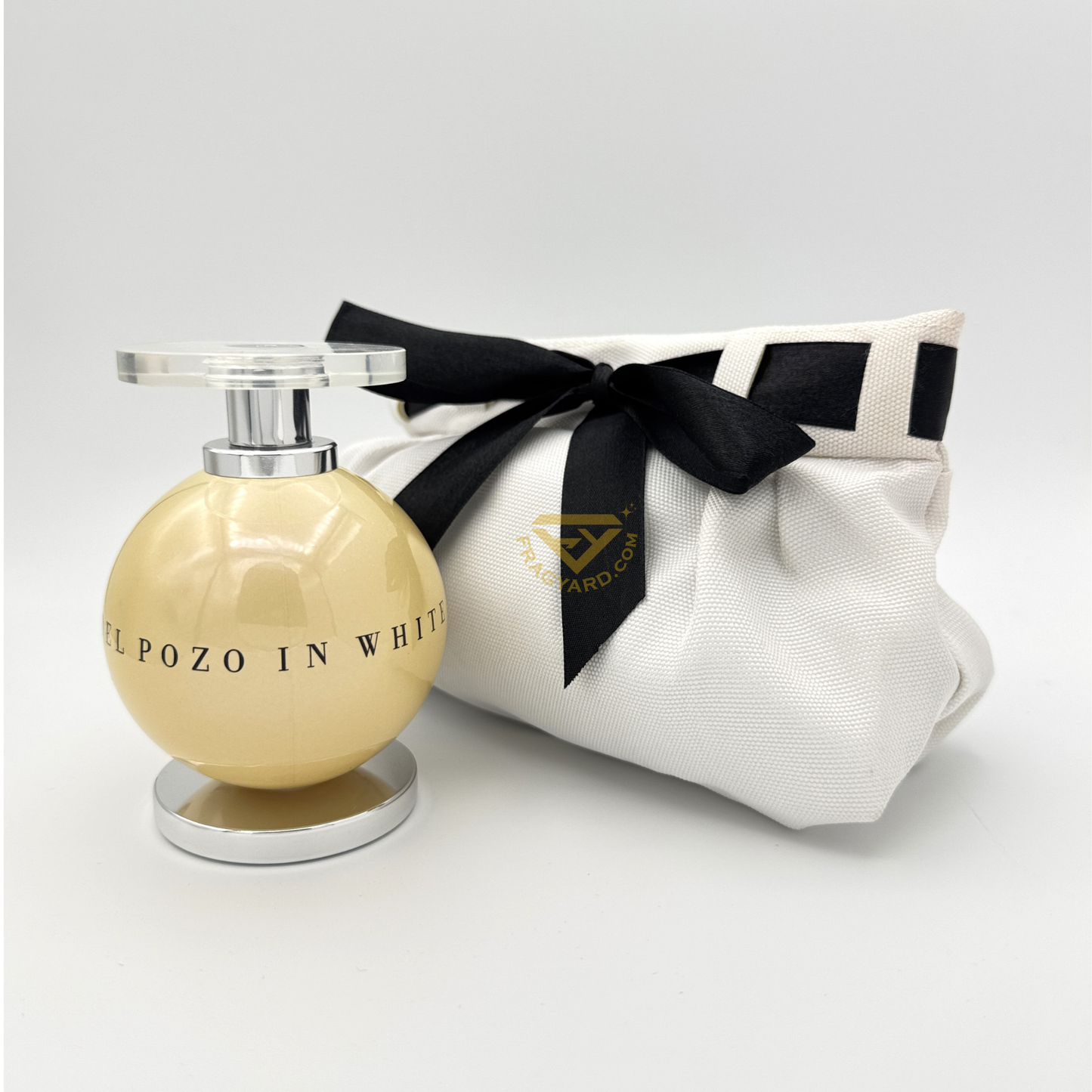 J DEL POZO IN WHITE  Eau De Toilette 100ML Spray + LADIES POUCH ORIGINAL