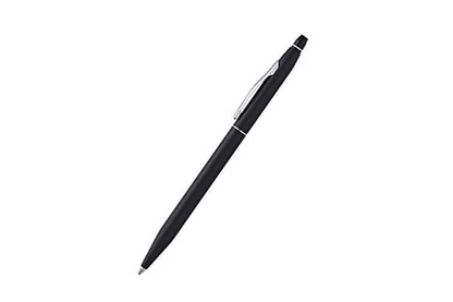 Cross AT0622S-102 Click Ballpoint Pen Satin chrome - Matte Black Original Guarantee