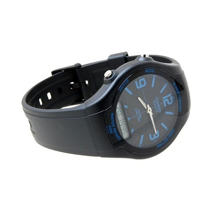 Casio Watch Alarm Chrono Mens Wrist Watch Gift for Him AW-90H-2BVDF