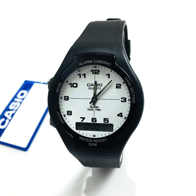 Casio Watch Analog Digital Dual Time AW-90H-7BVDF  Men's Watch AW-90H-7BVDF