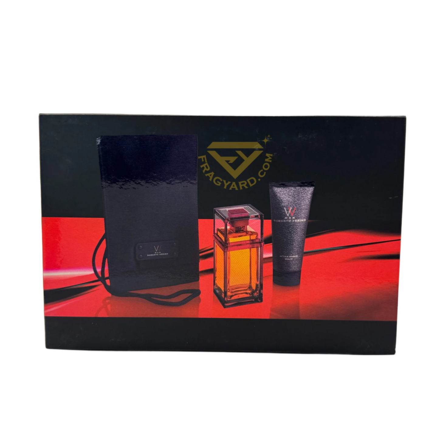 VV ROBERTO VERINO MAN GIFT SET EAU DE TOILETTE&nbsp; 100ML + 50ML AFTER SHAVE BALM+TREVEL DOCUMENT BAG