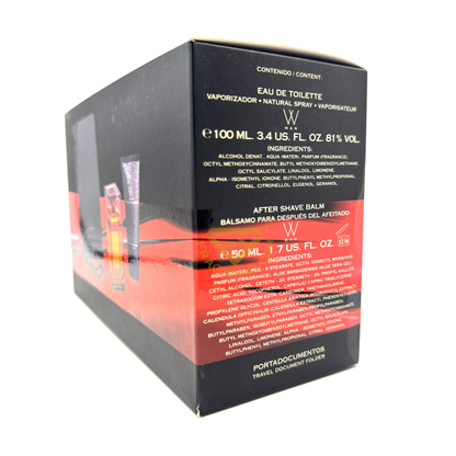 VV ROBERTO VERINO MAN GIFT SET EAU DE TOILETTE&nbsp; 100ML + 50ML AFTER SHAVE BALM+TREVEL DOCUMENT BAG