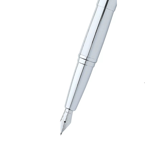 Cross 886-2ms Matte Chrome fountain pen with stainless steel nib with box original guarantee