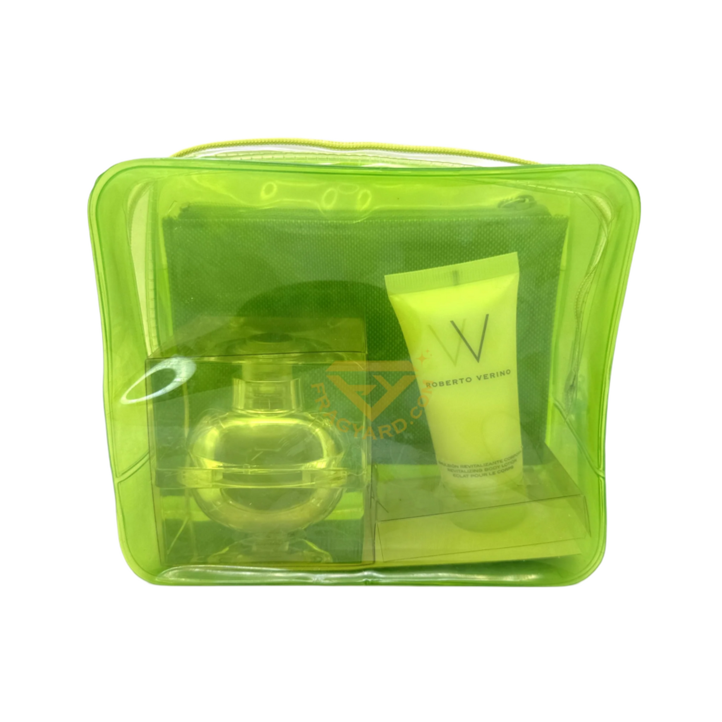 VV ROBERTO VERINO FOR WOMEN GIFT SET EAU DE PARFUM 50ML + 30ML BODY LOTION + SUMMER VANITY CASE