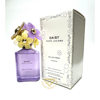 DAISY MARC JACOBS EAU SO FRESH TWINKLE NEW FRAGRANCE  EAU DE TOILETTE 2.5OZ/ 75 ML TESTER ORIGINAL