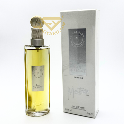 Montana Suggestion Eau D'Argent 100ml ,3.4 oz EDT for women spray new original vintage