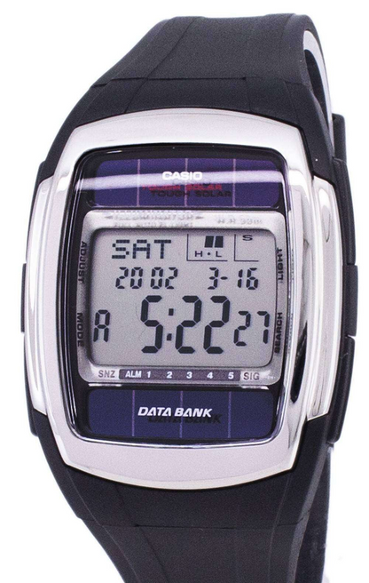 Casio Watch Digital Tough Solar Data Bank 5 Alarm DB-E30-1AVDF  Mens Watch DB-E30-1AV