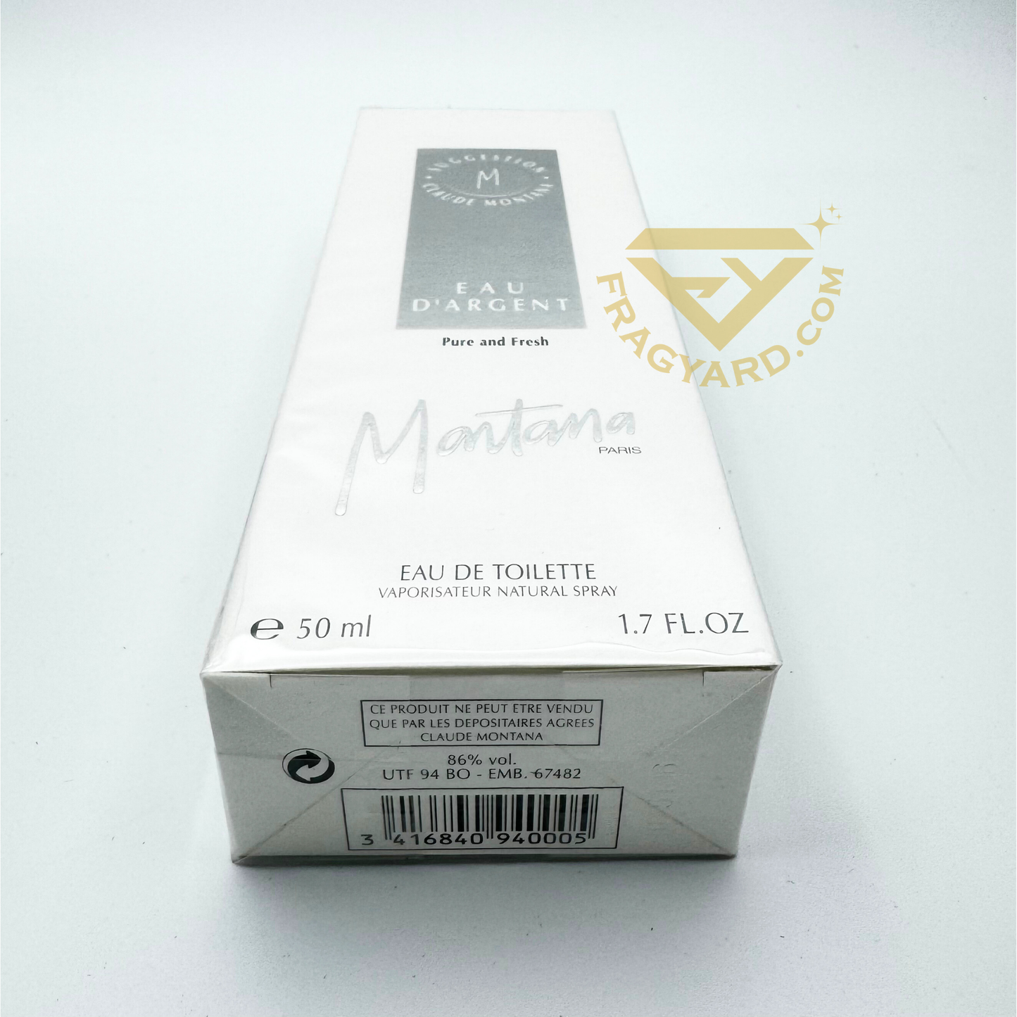 Montana Suggestion Eau D'Argent 100ml ,3.4 oz EDT for women spray new original vintage