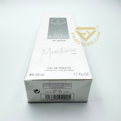 Montana Suggestion Eau D'Argent 100ml ,3.4 oz EDT for women spray new original vintage