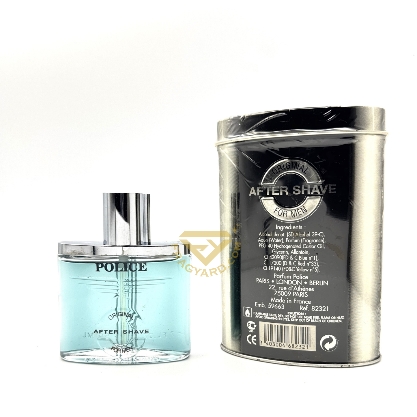 POLICE ORIGINAL BY POLICE AFTER SHAVE FOR MEN 100ML 3.4 FL OZ NATURAL SPRAY